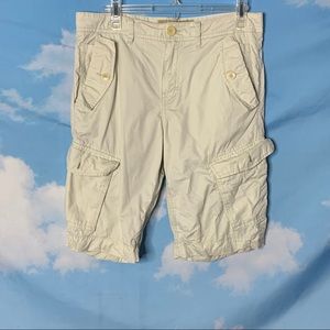 Guess- The Classic Khaki Cargo Shorts size 29